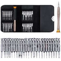 Leather Case 25 In 1 Torx Screwdriver Set Mobile Phone Repair Tool Kit Multitool Hand Tools For Iphone Watch Tablet PC