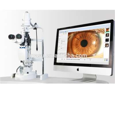 China ophthalmic equipment motorized focusing digital slit lamp with LED Lamp